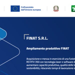 Copertina Articolo PR FESR Lombardia Finat SRL
